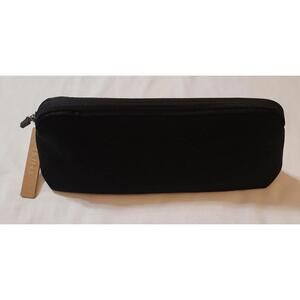 NWT Skims Neoprene Makeup Bag Sz Small 7x5 Onyx Embossed Pouch Clutch Shapewear